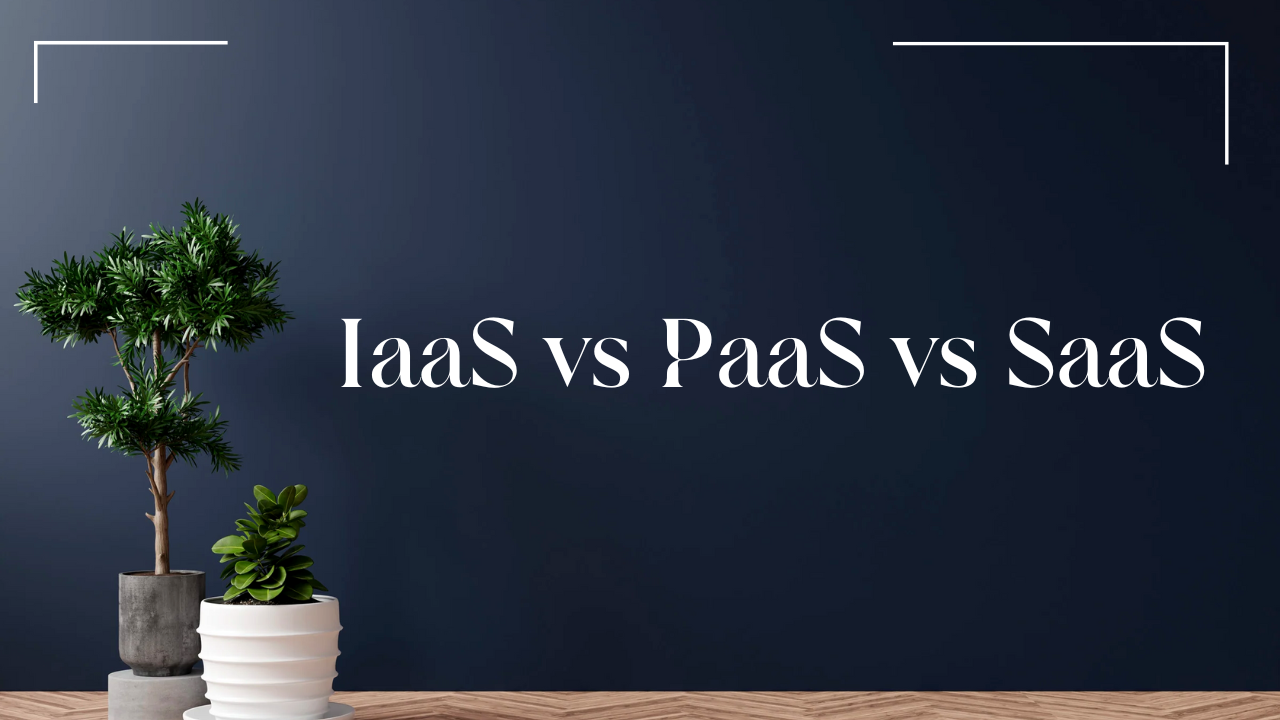 IaaS,  PaaS and SaaS